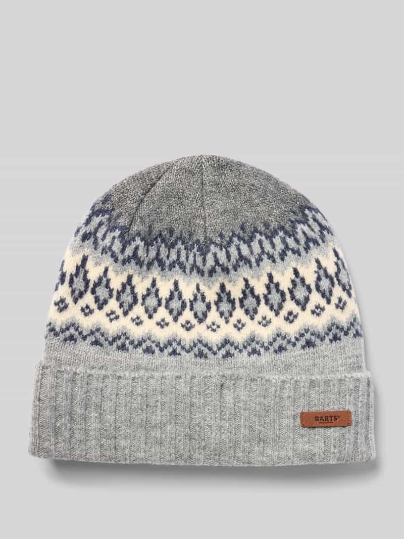 Barts Beanie met labeldetail model 'Gregory'