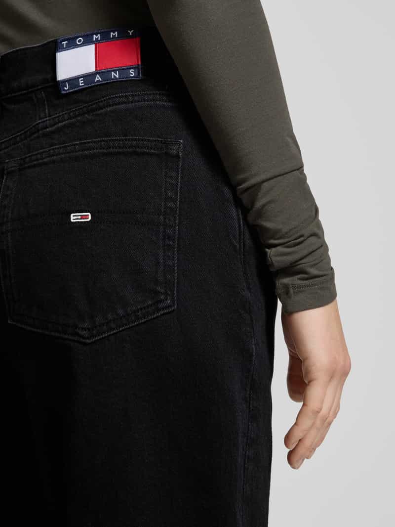 Tommy Jeans Mom fit jeans met logostitching