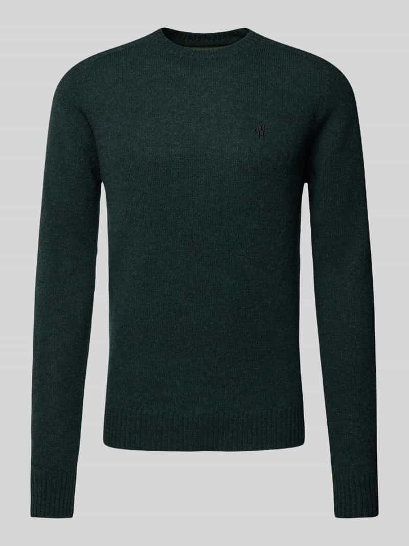 MCNEAL Wollen pullover met labelstitching