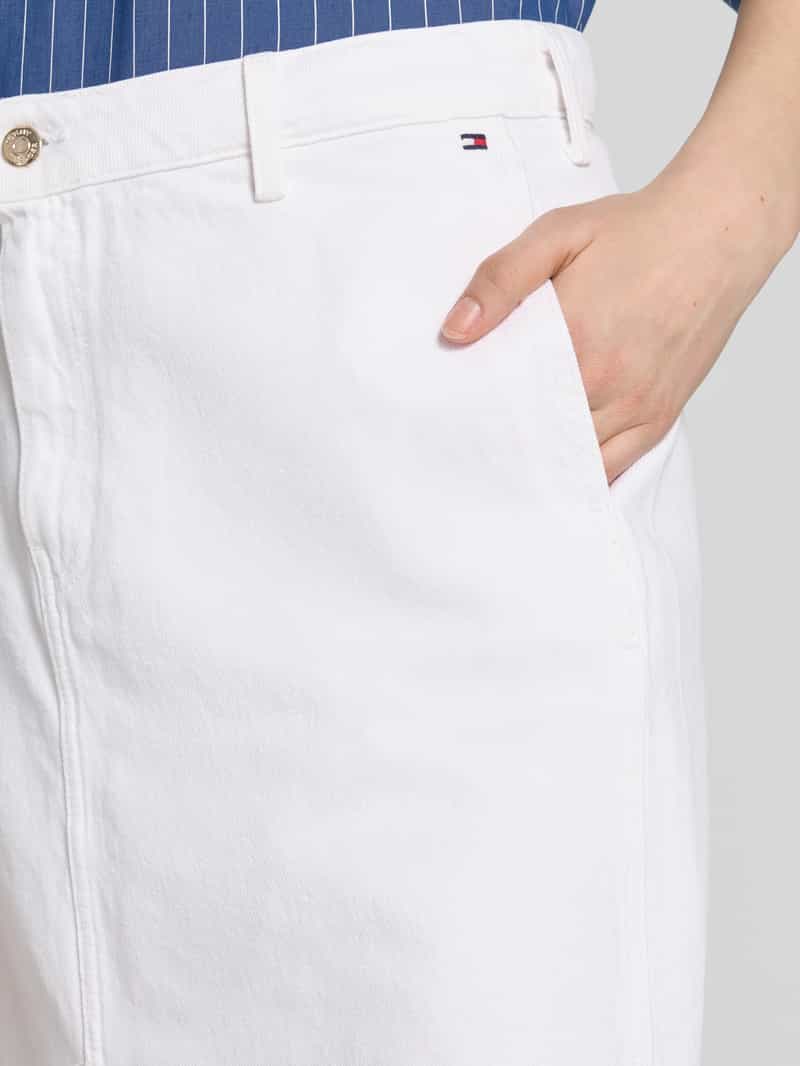 Tommy Hilfiger Nauwsluitende jeansrok met loopsplit