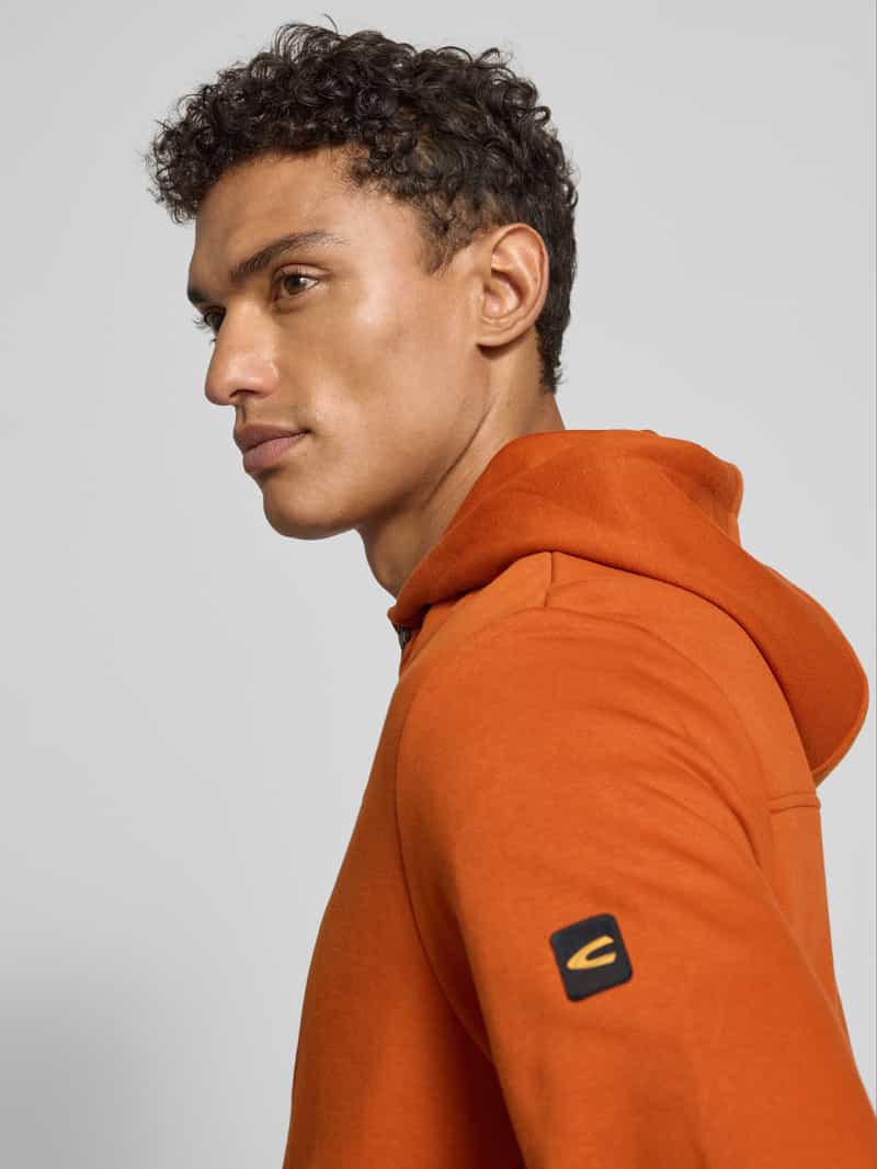 camel active Regular fit sweatjack met capuchon model 'Tech'