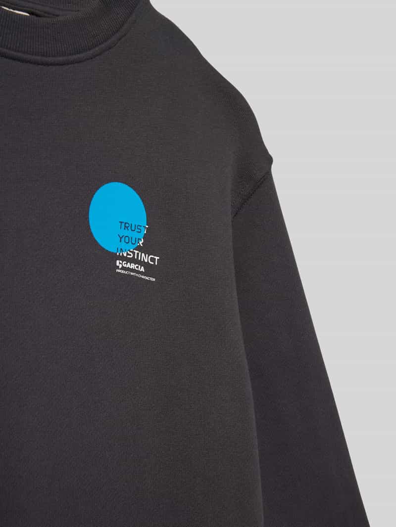 Garcia Sweatshirt met labelprint
