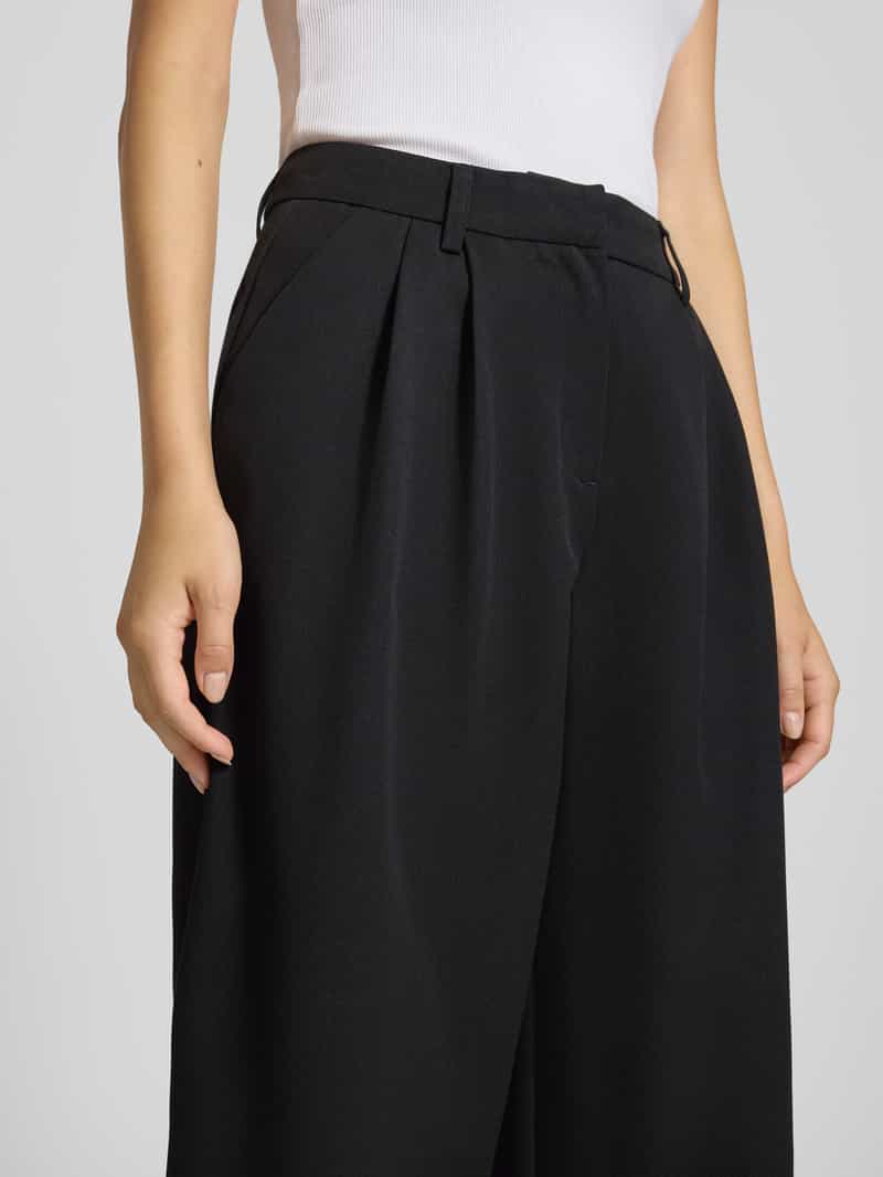 Only Regular fit broek met wijde pijpen model 'HATTIE'