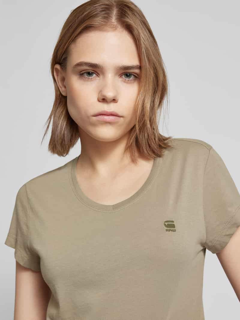 G-Star Raw T-shirt met labelstitching