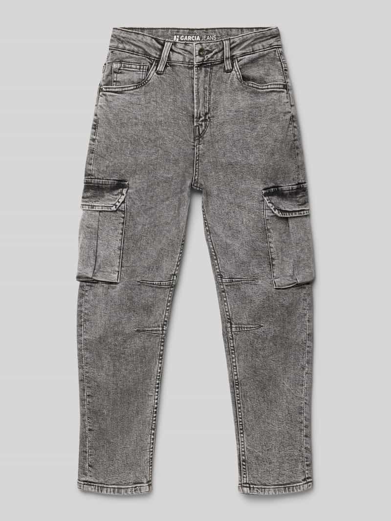 Garcia Jeans met 5-pocketmodel met opgestikte klepzakken