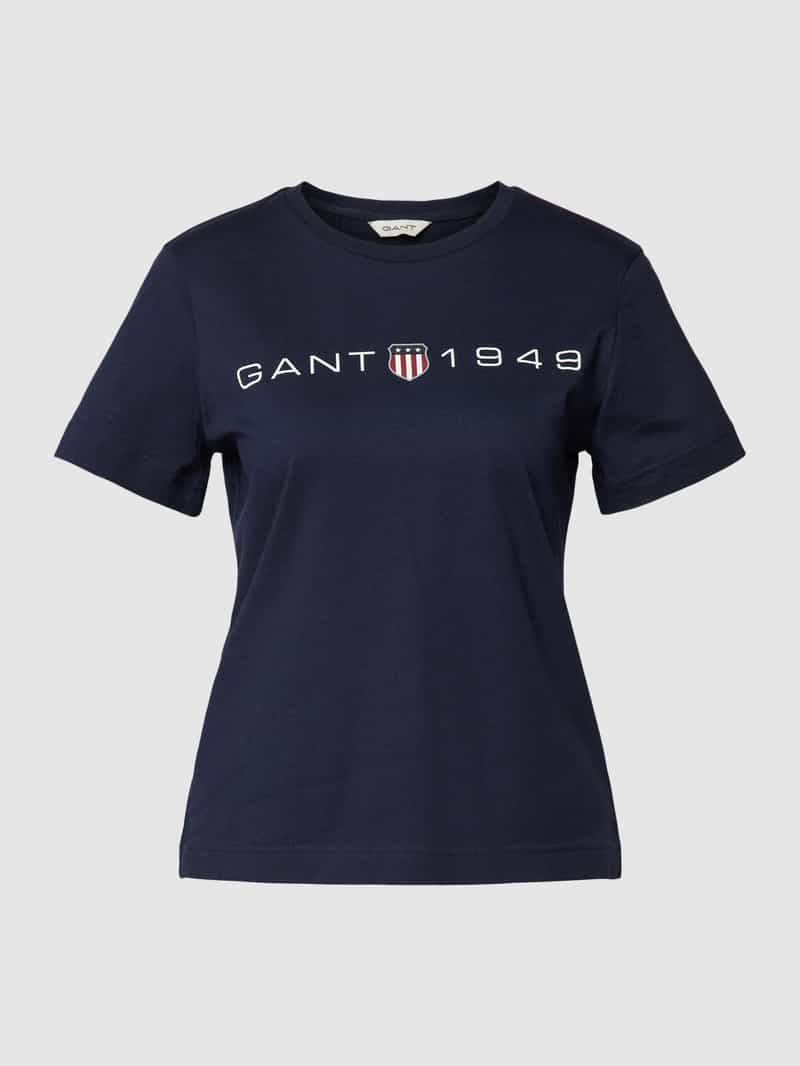 Gant T-shirt met labelprint