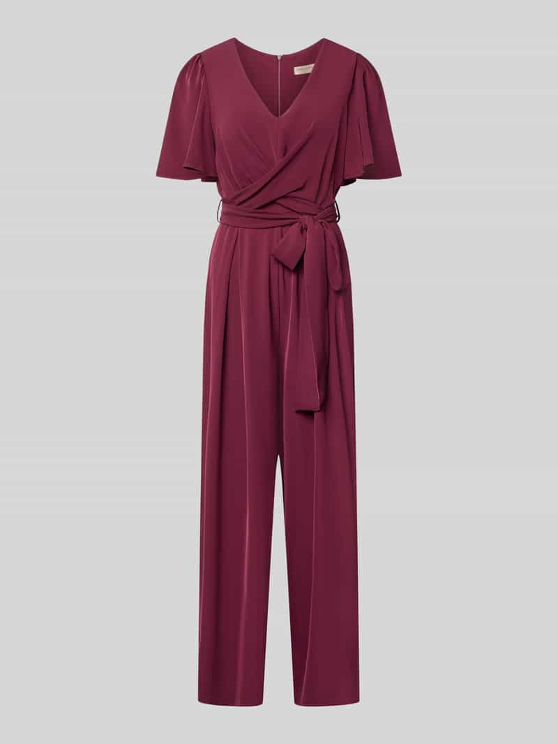 RINASCIMENTO jumpsuit met stoffen riem