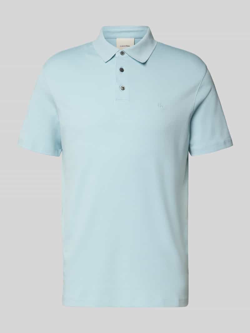 CK Calvin Klein Relaxed fit poloshirt met logostitching model 'SUPMA'