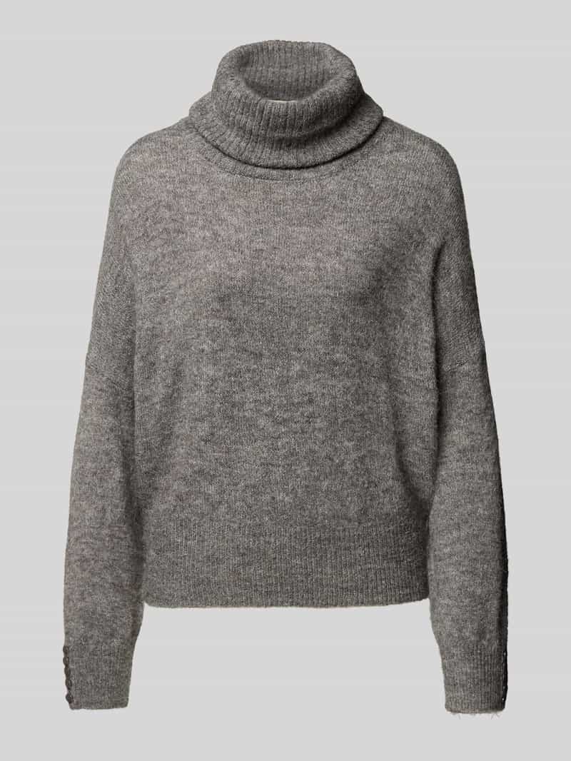 Ichi Regular fit gebreide pullover met alpaca model 'IHKAMARA'
