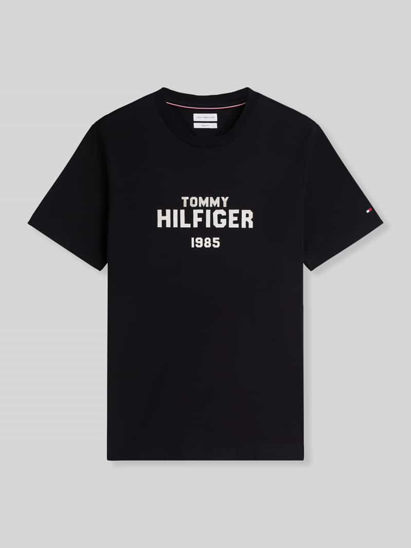 Tommy Hilfiger Regular fit t-shirt van puur katoen