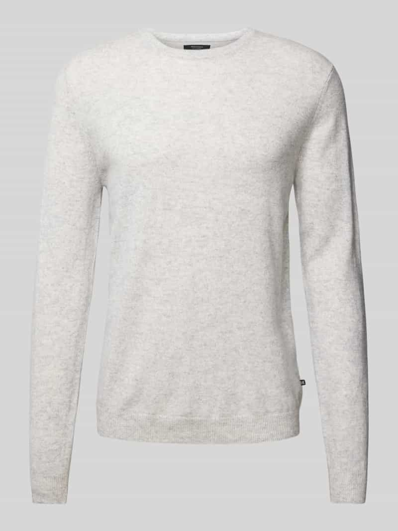 Matinique Kasjmier pullover met ronde hals, model 'mordy'