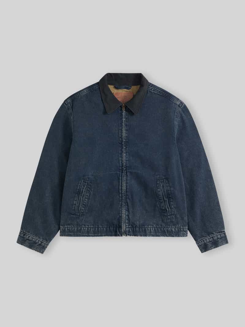 Levi's Jeansjack met contrasterende kraag
