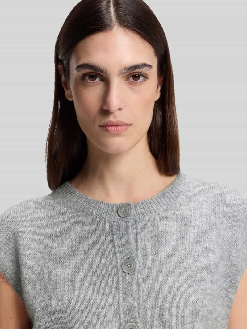 Boss Orange Relaxed fit mouwloos vest met wol en alpaca model 'FOLDERIO'