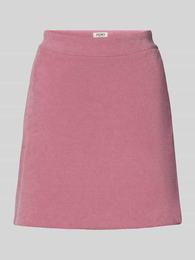 Ichi Corduroy rok met elastische band model 'Kate'