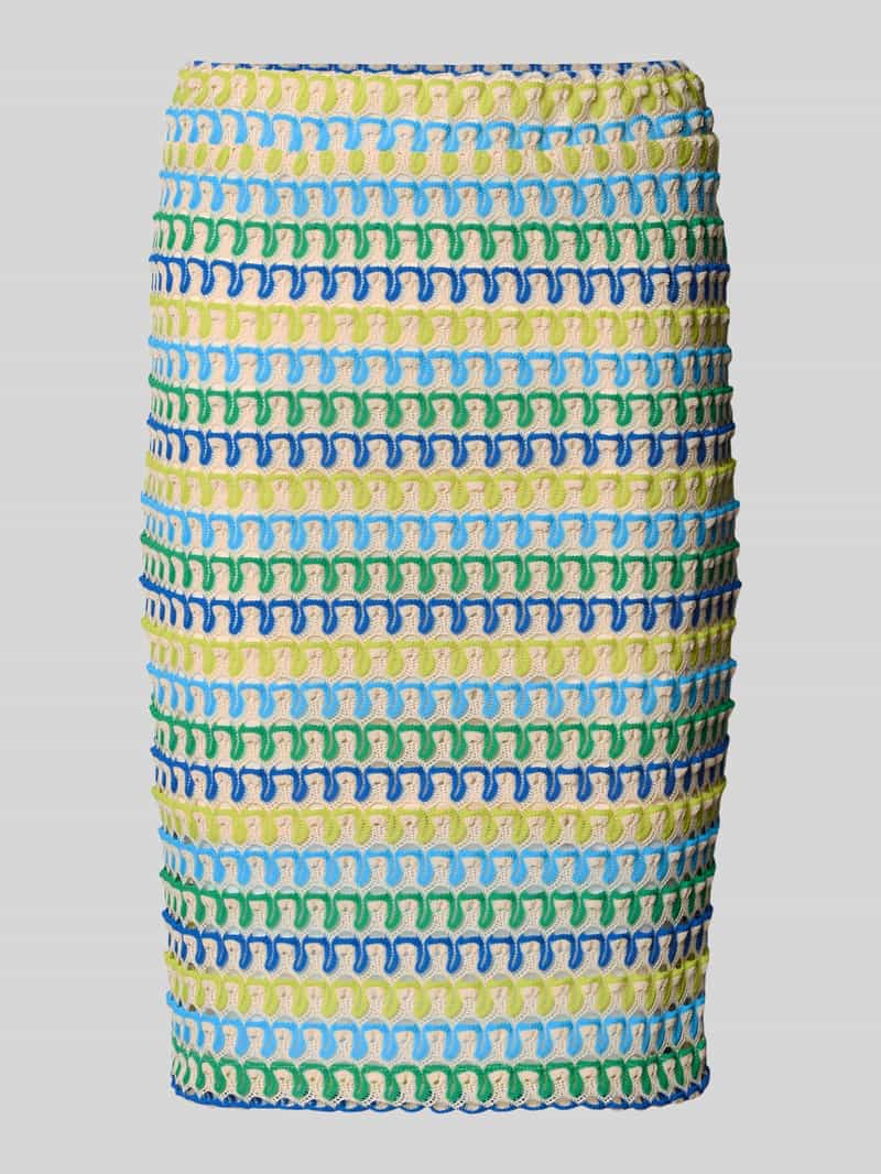 Rich & Royal Knielange rok met elastische band