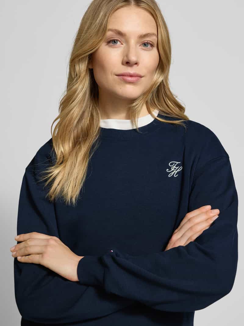 Tommy Hilfiger Regular fit sweatshirt van katoenmix