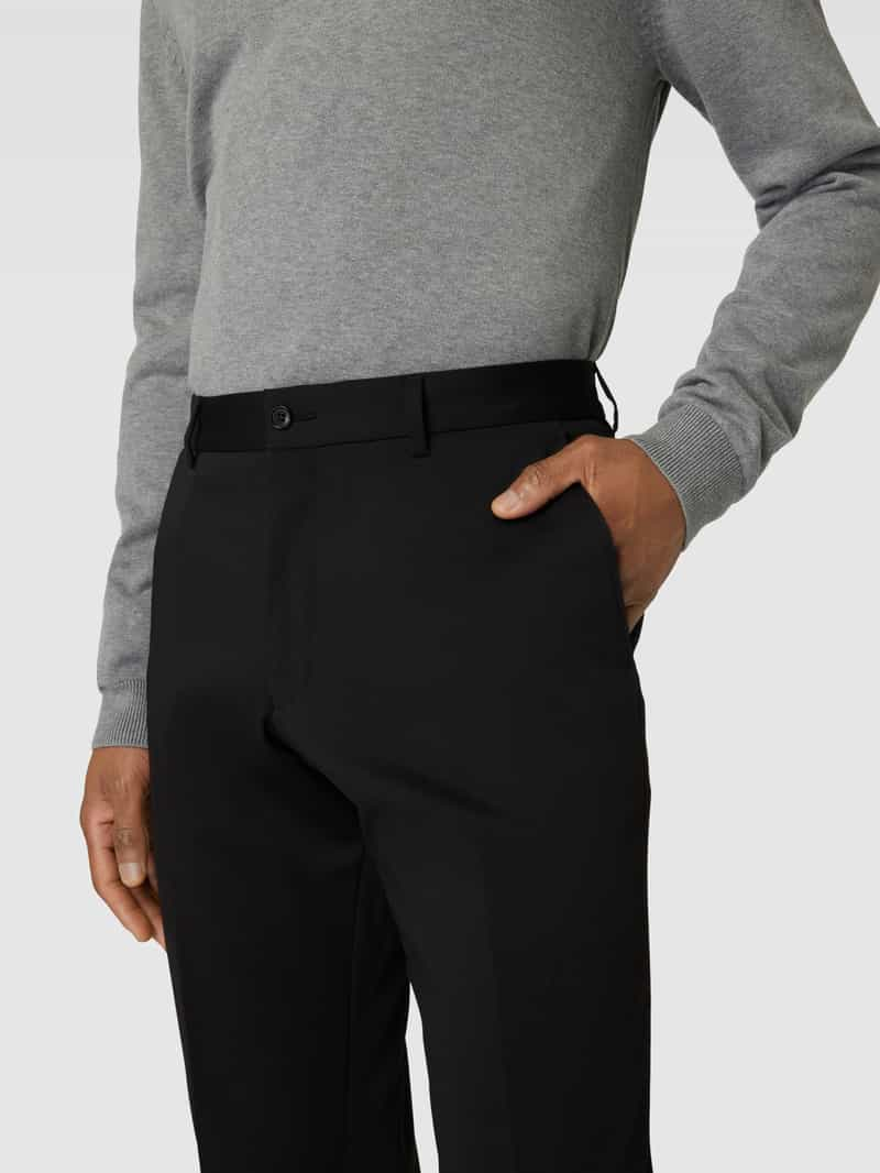 s.Oliver BLACK LABEL Stoffen broek met persplooien model 'pure'