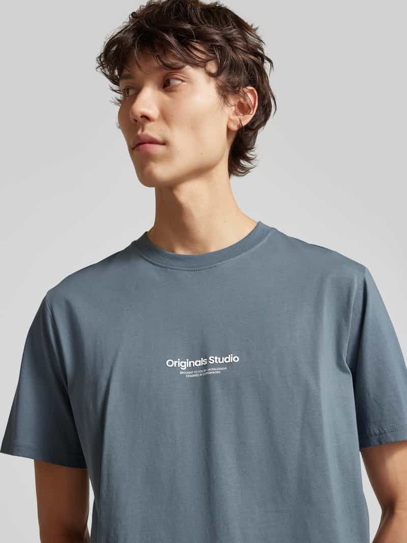 jack & jones T-shirt met labelprint model 'VESTERBRO'