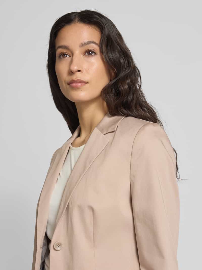 Christian Berg Woman Selection Regular fit blazer met reverskraag en paspelzakken