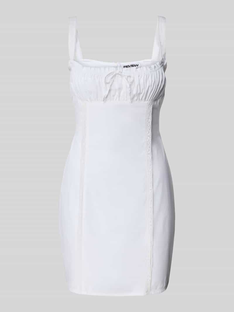 Mini-jurk met naadritssluiting