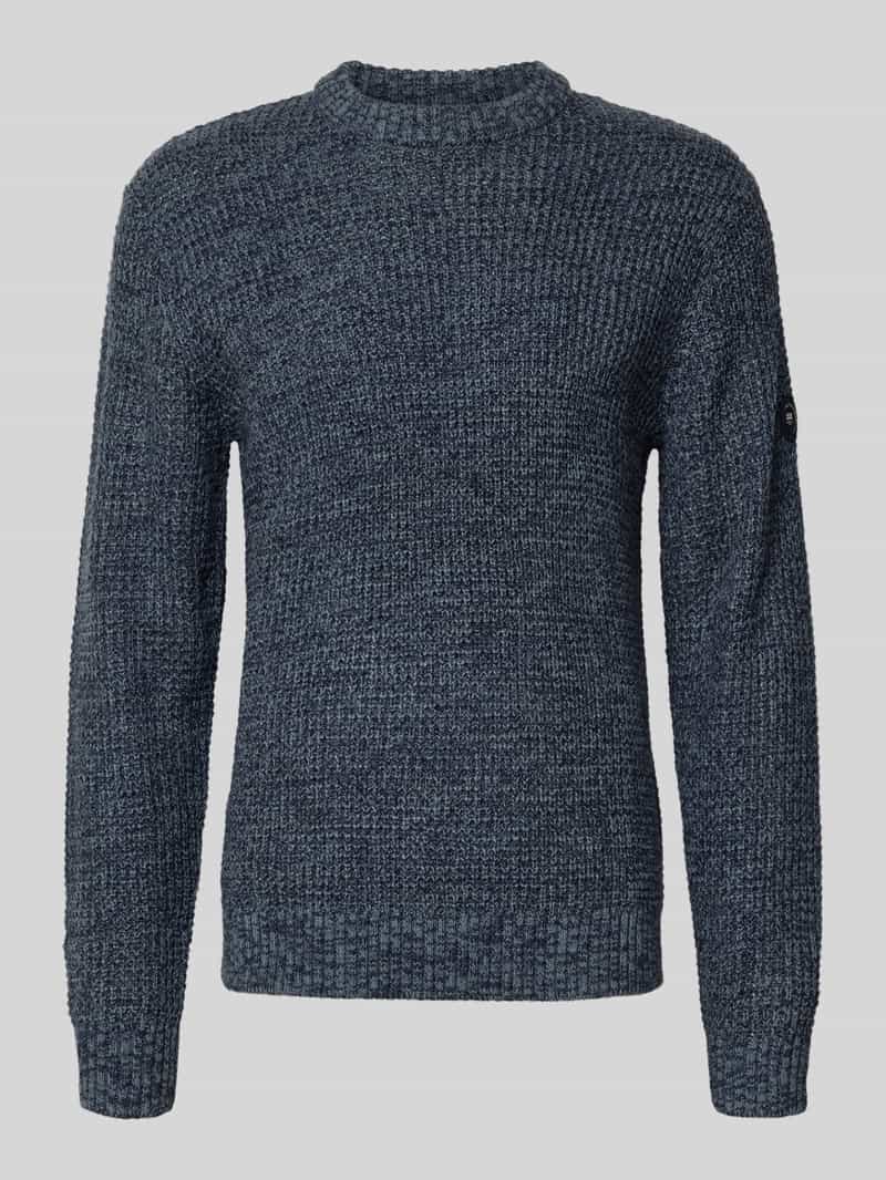 jack & jones Gebreide pullover met ribboorden model 'LINK'
