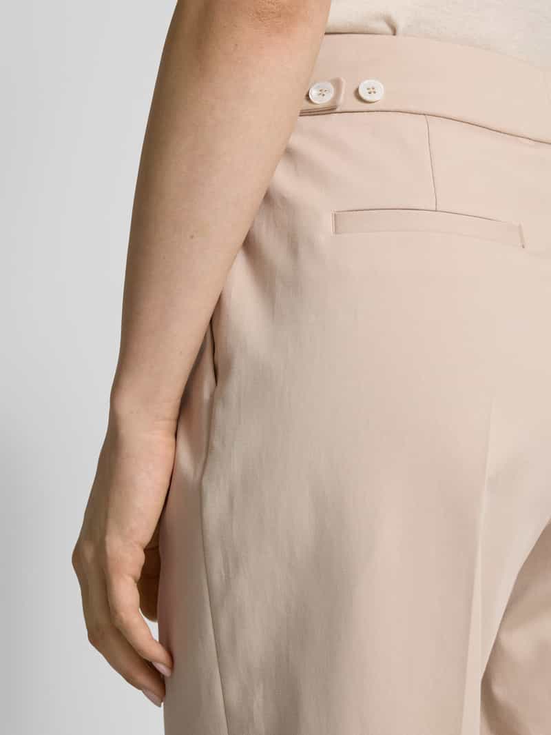 Windsor Wide leg bandplooibroek met verkort model