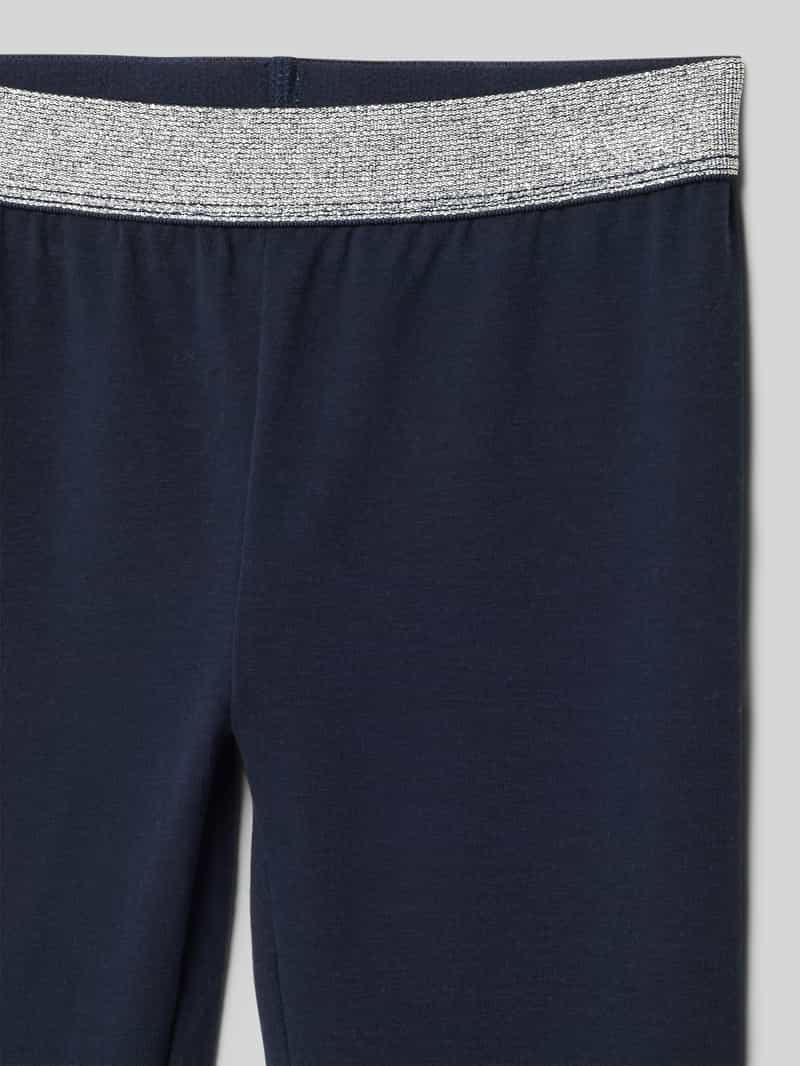 s.Oliver RED LABEL Regular fit legging met elastische glitterband