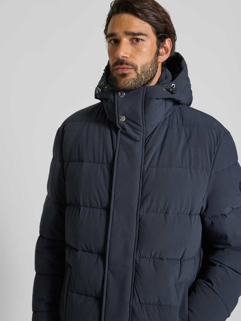 JOOP! Collection Gewatteerde lange jas met steekzakken model 'Winsten'