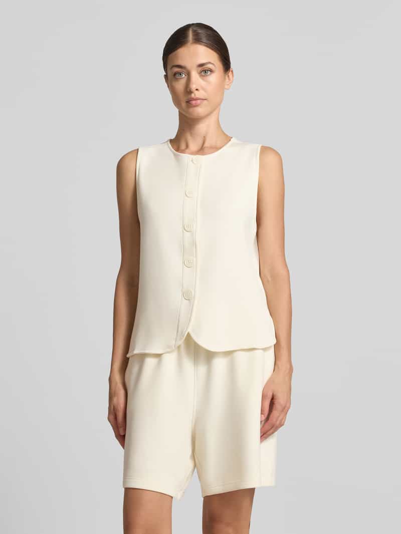 Varley Tanktop met doorlopende knoopsluiting