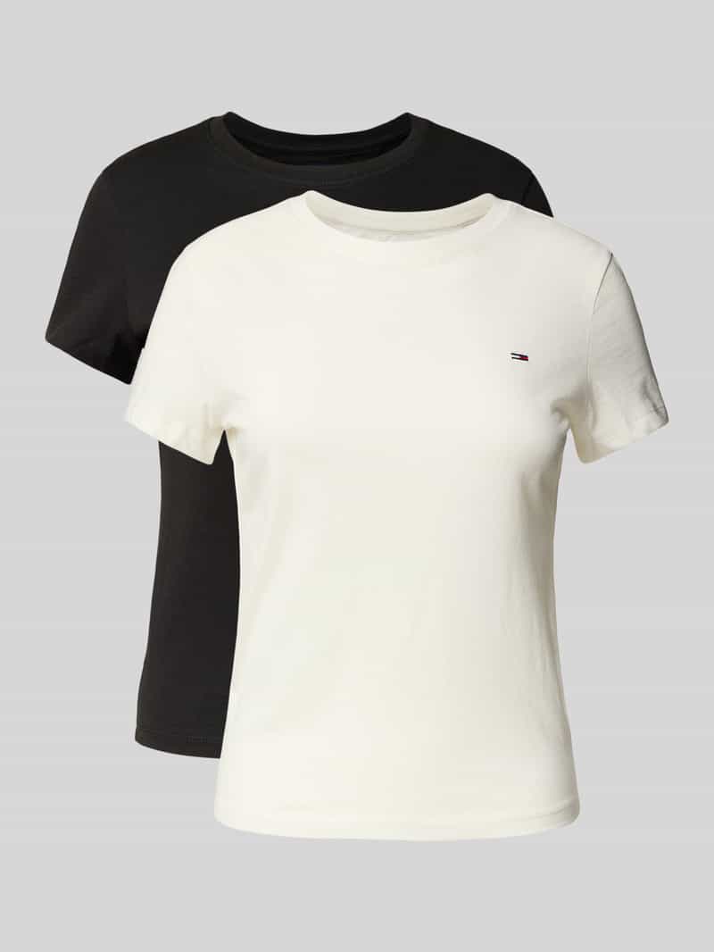 TOMMY JEANS T-shirt TJW 2PACK C-NECK TEE (set, 2-delig, 2 stuks)