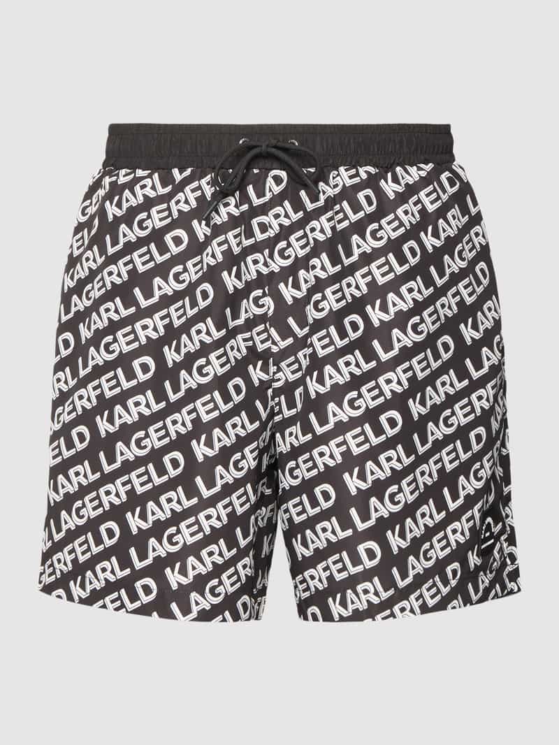 Zwembroek met elastische band Karl Lagerfeld Beachwear