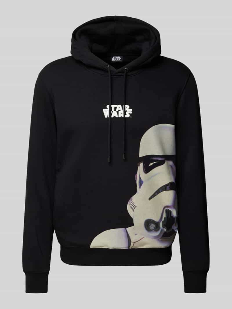 s.Oliver RED LABEL Regular fit hoodie met Starwars -artwork