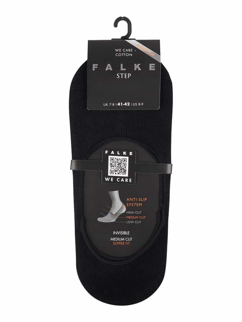 Falke Kousenvoetjes met labeldetail model 'Stap Medium Cut'