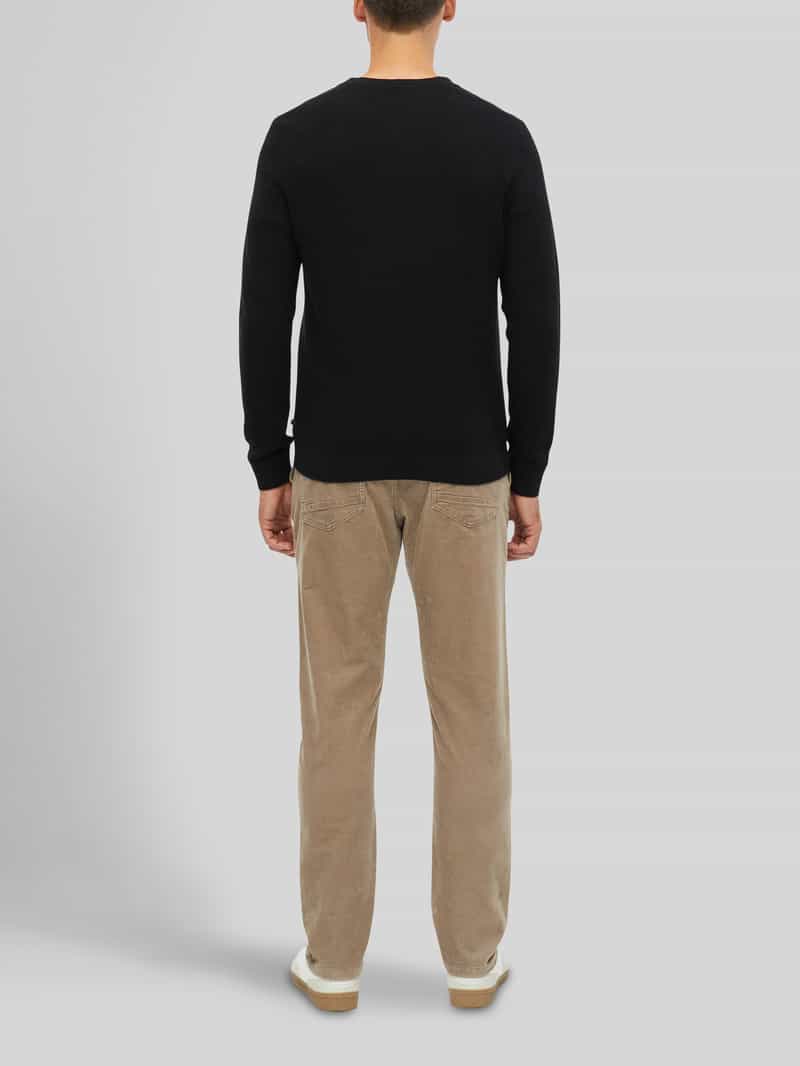 s.Oliver RED LABEL Pullover met structuurbrei-look van pure katoen