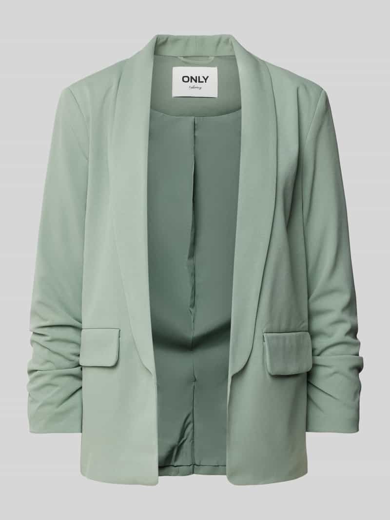 Only Regular fit blazer met geplooide 3 4-mouwen model 'LEVI LIFE'