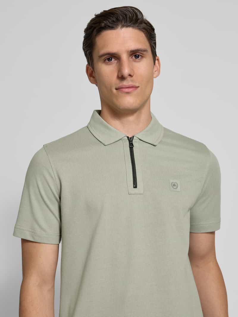 Lerros Regular fit poloshirt met logodetail