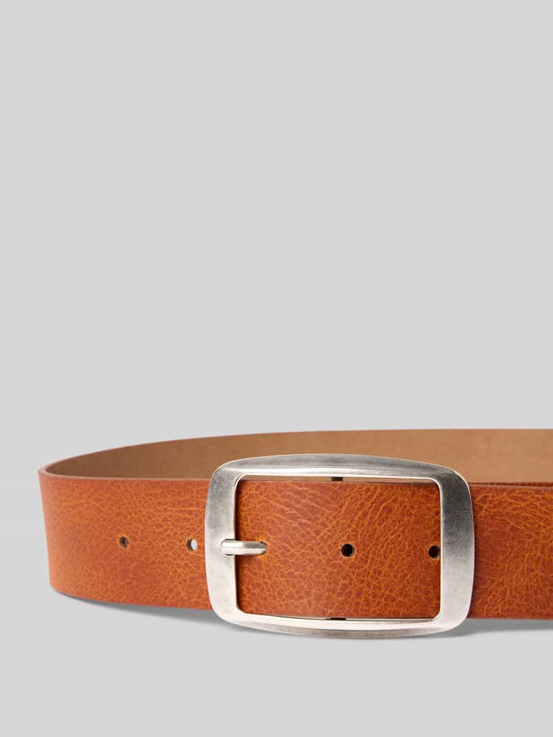 s.Oliver RED LABEL Leren riem met vierkante sluiting