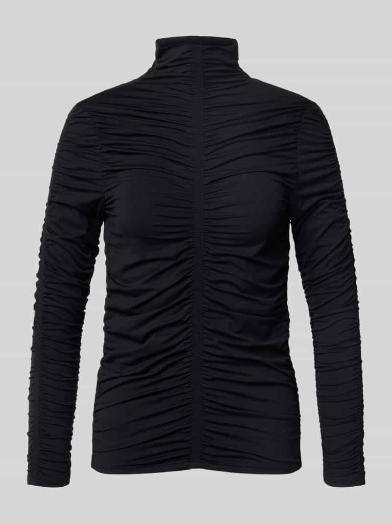 Marc Cain Shirt met lange mouwen en rimpelingen