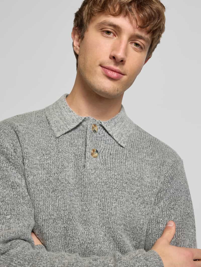Redefined Rebel Gebreide pullover met polokraag model 'NIXON'