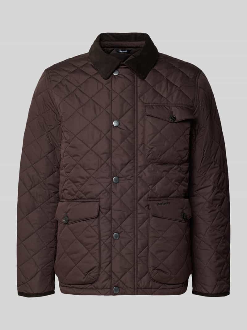 Barbour Regular fit gewatteerd jack met contrastkraag model 'HORNBY'