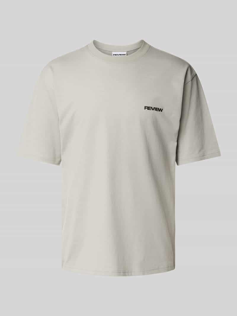 REVIEW T-shirt met labelprint