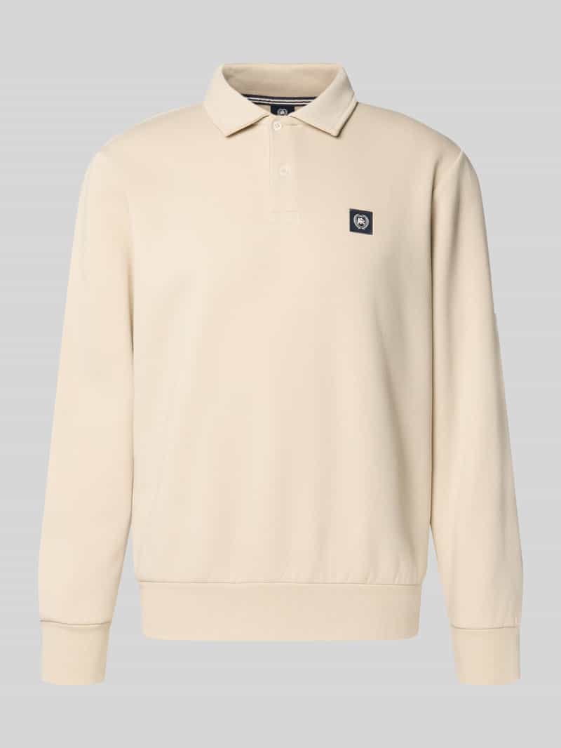 Lerros Sweatshirt met polokraag