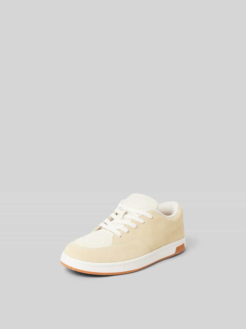 Sneakers met labeldetail