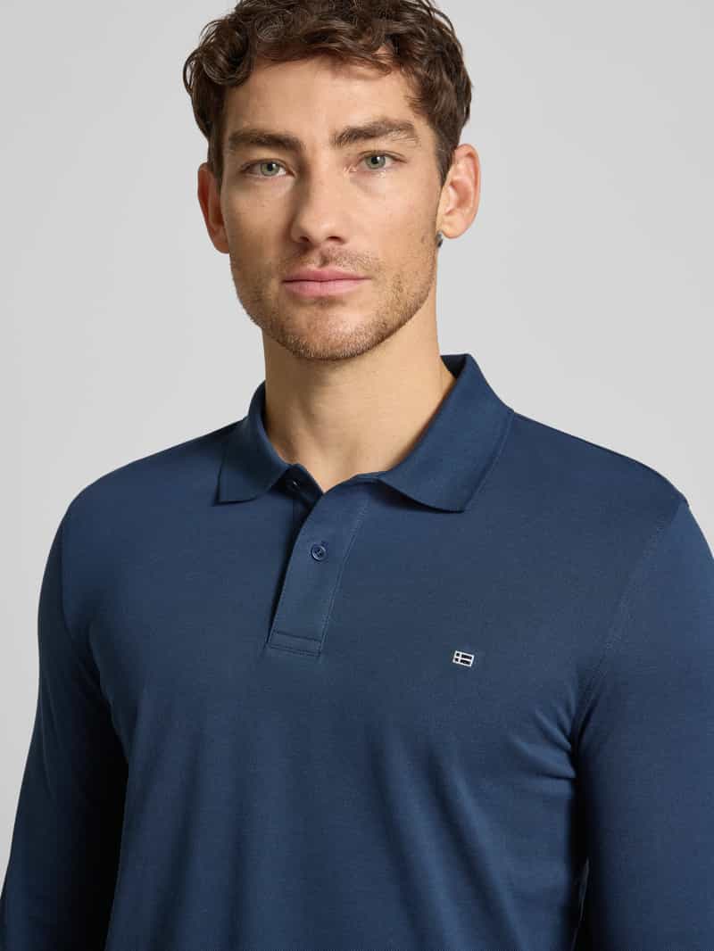 Christian Berg Men Poloshirt met labelstitching