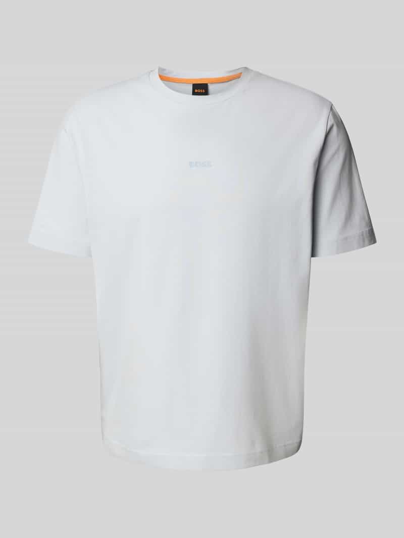 Boss Orange Regular fit T-shirt van katoenmix