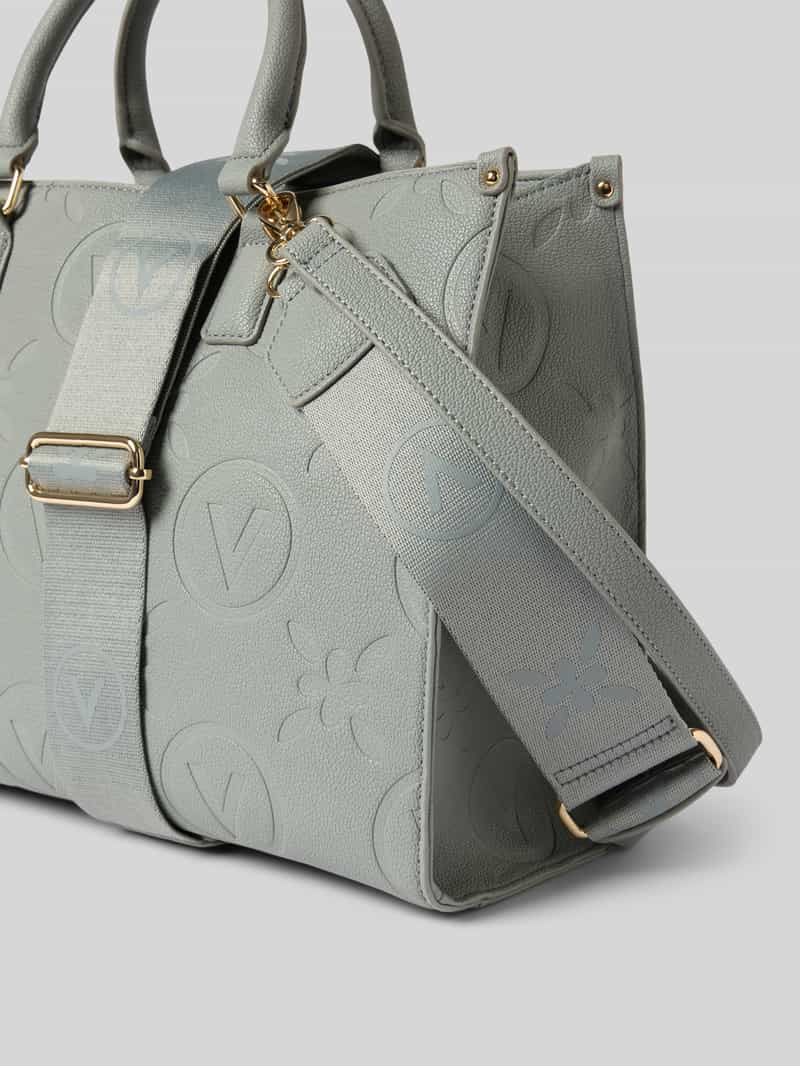VALENTINO BAGS Handtas met structuurmotief met label model 'SAMBA'