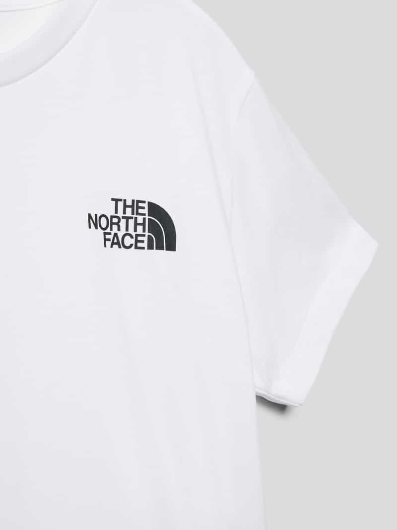 The North Face T-shirt met labelprint model 'SIMPLE DOME'