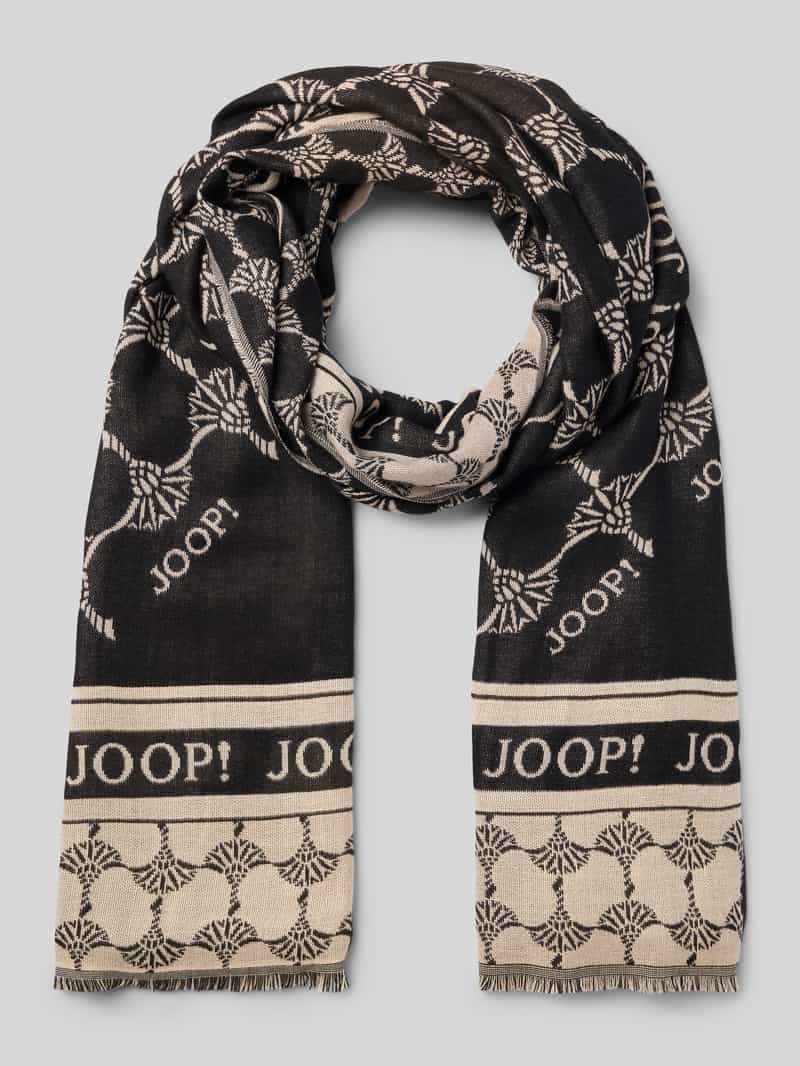 Sjaal met labelprint