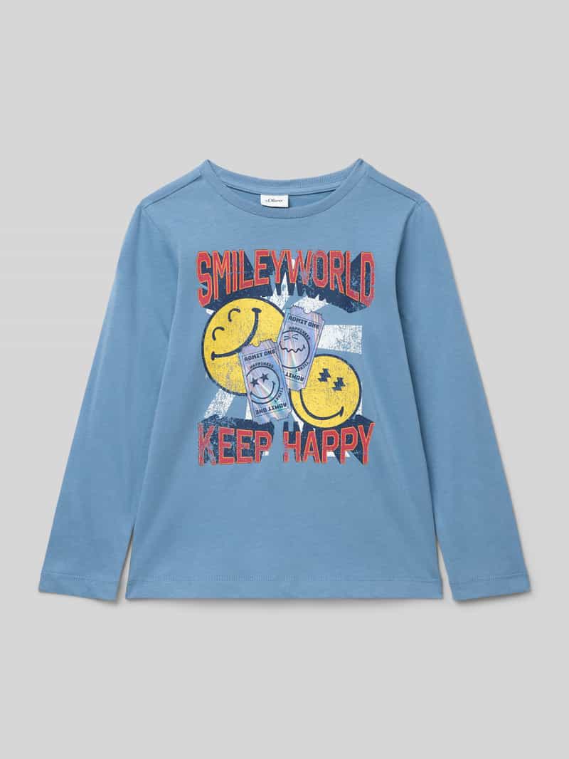 s.Oliver RED LABEL Regular fit shirt met lange mouwen van puur katoen