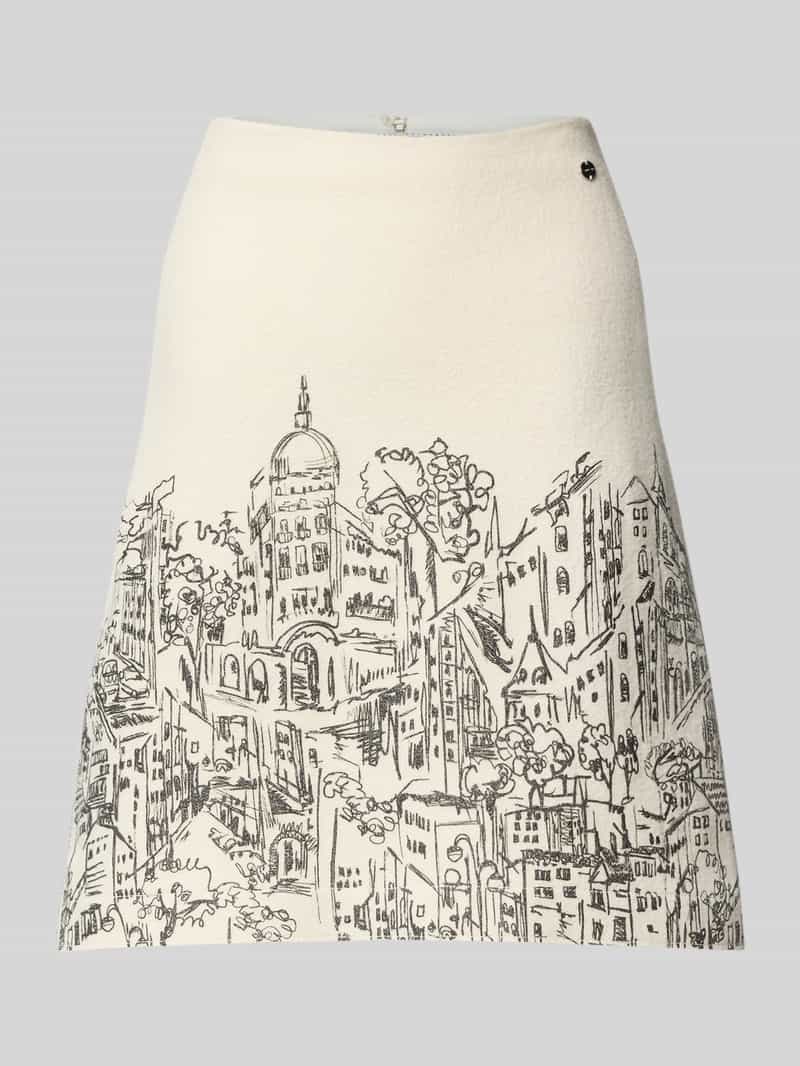Marc Cain Minirok in all-over look